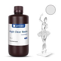 Фотополимерная смола Anycubic High Clear Resin для 3D принтера 405нм Прозрачный (Clear) 1 литр