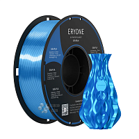 PLA пластик ERYONE для FDM 3D принтеров (Ender3,Anycubic,Picaso,Hercules) Silk Blue - Синий шелк 1KG (1,75мм)