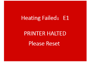 Anycubic Kobra 2 Neo: E1 PRINTER HALTED Please Reset”