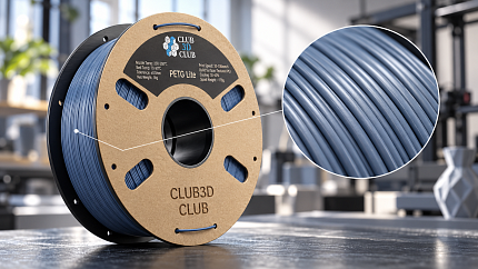 Club3d: PETG Lite - лёгкий PETG для повседневных деталей