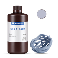 Фотополимерная особопрочная смола Anycubic Tough Resin для 3D принтера 405нм Серая (Grey) 1 литр