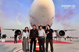 Из студии в небо: SHINING 3D демонстрирует инновации на выставках Formnext и Dubai Airshow
