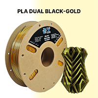 PLA пластик Ultra Silk (Filament Пруток) CLUB3D PRO - Темное Золото (Dark Gold) 1KG (1,75мм)