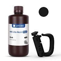 Фотополимерная смола Anycubic ABS+ LIKE Resin PRO 2 UV Resin для 3D принтера 405нм Черный (Black)1 литр