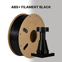 ABS+ пластик (Filament Пруток) CLUB3D PRO - Черный (Black) 1KG (1,75мм)