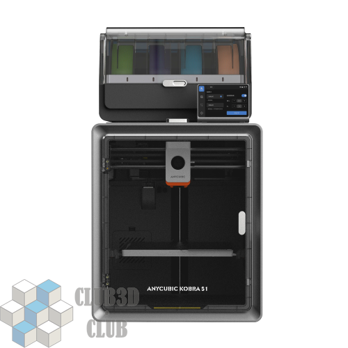 Цветной Полимерный Закрытый 3D-Принтер Anycubic Kobra S1 COMBO  2025 (ME - FFF - FDM)(Набор для сборки) фото 2