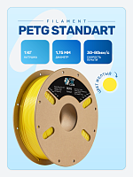 PETG пластик (Filament Пруток) CLUB3D Base - Желтый  (Yellow) 1KG (1,75мм)