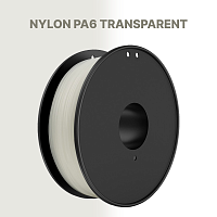 Nylon PA6 пластик (Filament Пруток) для FDM 3D принтеров (Anycubic,Picaso,Hercules,Bambu Lab,GHOST6) Прозрачный (Transparent) 1KG (1,75мм)