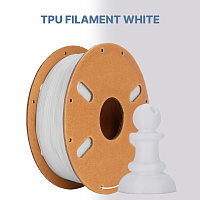 TPU нить ERYONE (Filament Пруток) CLUB3D PRO - Белая (White) 1KG (1,75мм)