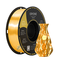 PLA пластик ERYONE для FDM 3D принтеров (Ender3,Anycubic,Picaso,Hercules) Silk Gold - Золотой шелк 1KG (1,75мм)
