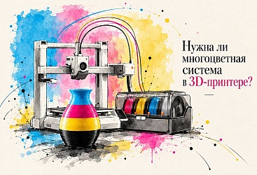 Club3d: Нужна ли многоцветная система в 3D-принтере?
