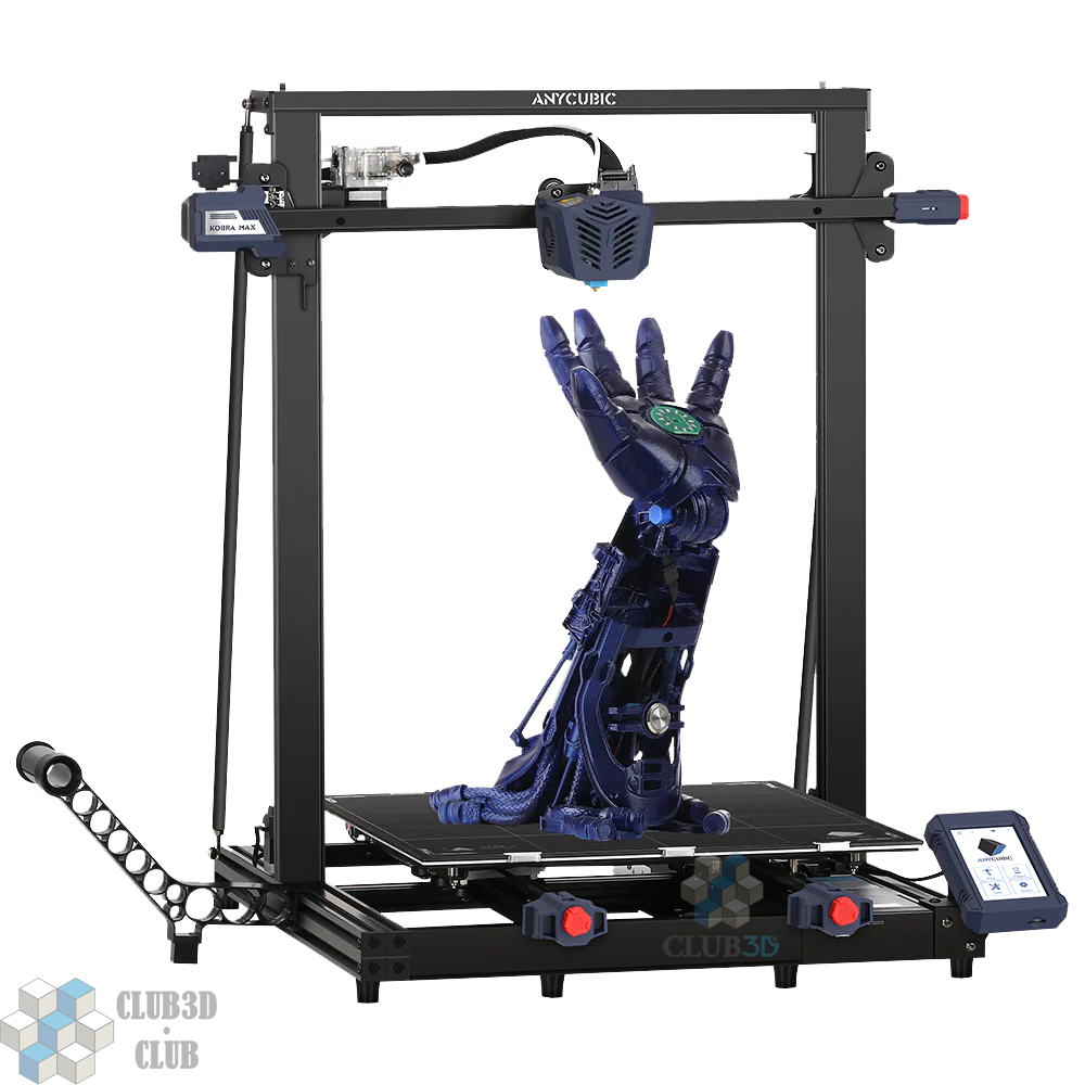 Купить Полимерный 3D Принтер Anycubic Kobra MAX (ME - FFF - FDM)(Набор для  сборки) ANYCUBIC KBMA2201AFDMBK по лучшей цене с доставкой - интернет  магазин №1 в России